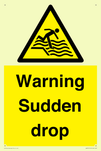 Warning Sudden drop